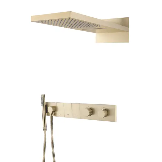 Встраиваемая  душевая система Boheme ZODIAC 133-MG матовый золото
