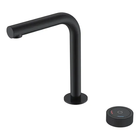 Смеситель автоматический для умывальника BOHEME TECH BLACK 158-B