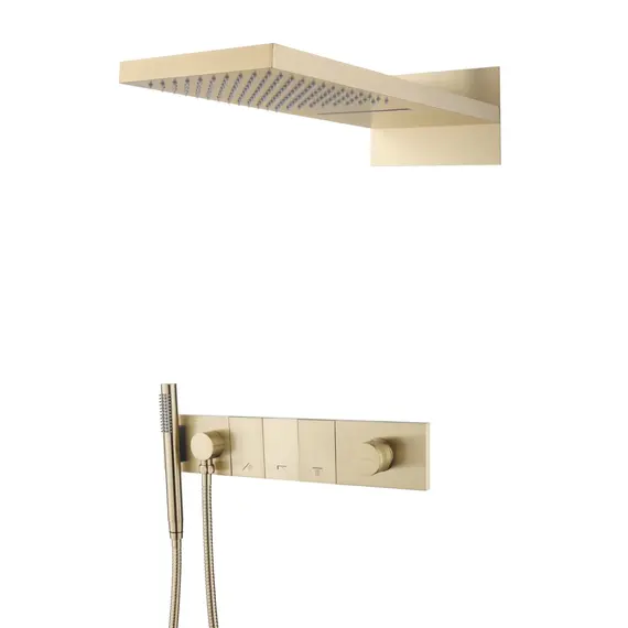 Встраиваемая  душевая система  Boheme ZODIAC 132-MG матовый золото