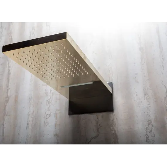 Душевая система скрытого монтажа со смесителем верхним и ручным душем BOHEME FUSION 130-G золото