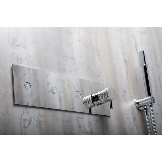 Душевая система скрытого монтажа со смесителем верхним и ручным душем BOHEME FUSION хром 130-CR
