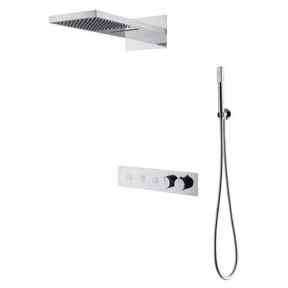 Встраиваемая  душевая система с термостатом Boheme FUSION 131-CR