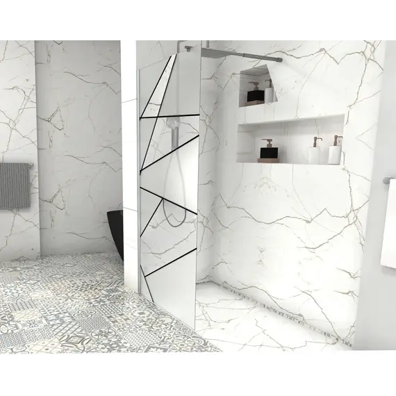 Душевая перегородка  PICK T90 Ceruttispa без поддона (90x190)