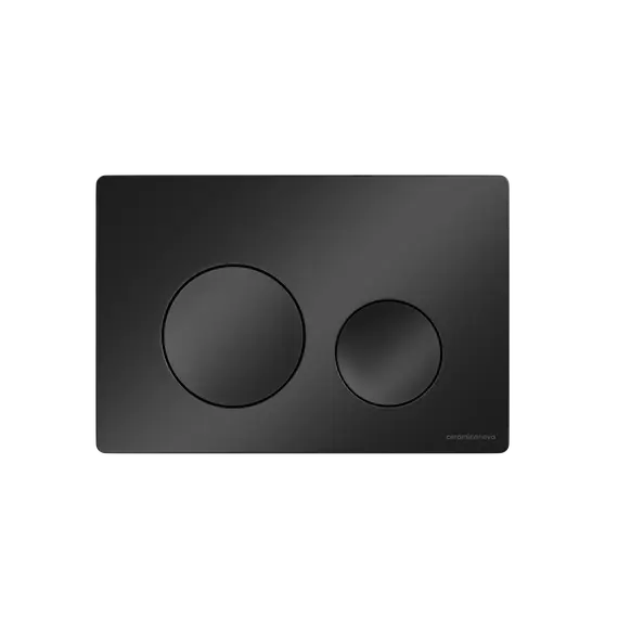 Кнопка смыва CERAMICANOVA Balance, клавиши Circle, цвет черный матовый, арт. CN12-001MB