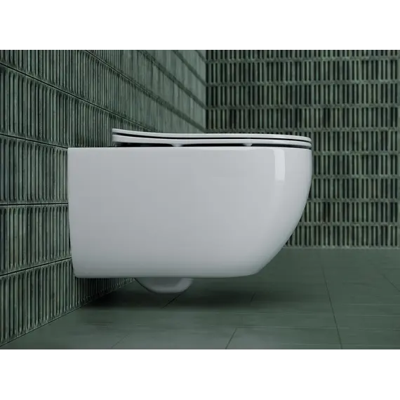 Подвесной унитаз CERAMICANOVA Long Rimless