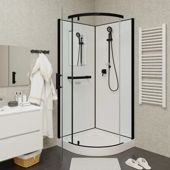 Кабина KORRA90B душевая без крыши Ceruttispa (90x90x205)