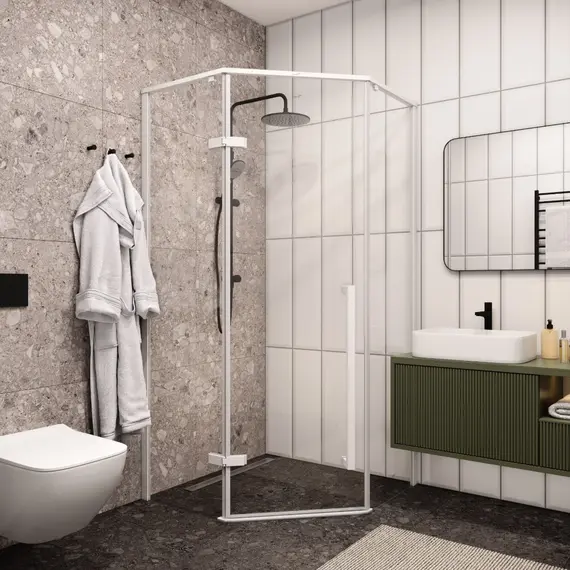 Душевой угол  C3AW  Ceruttispa без поддона (90x90x195)