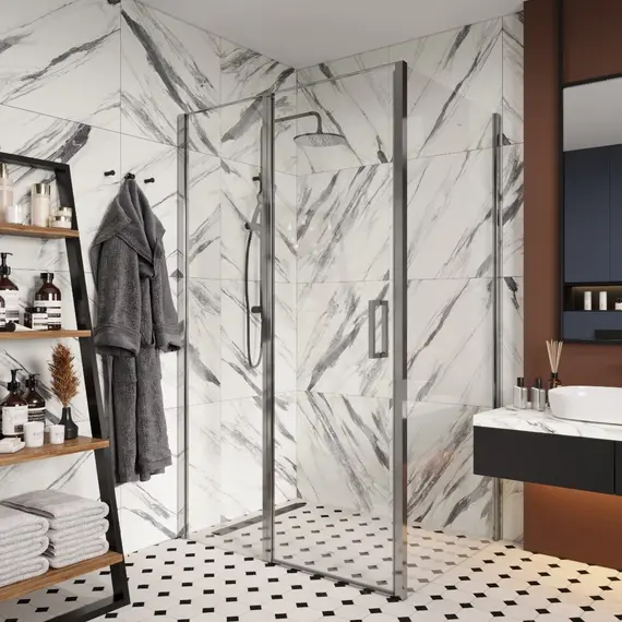 Душевой угол  VICTORIA120  Ceruttispa без поддона (90x120x195)