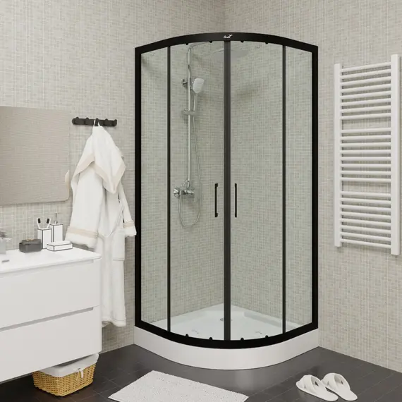 Душевое ограждение Ceruttispa  VIVA90B/100B  без поддона (90x90/100х100)