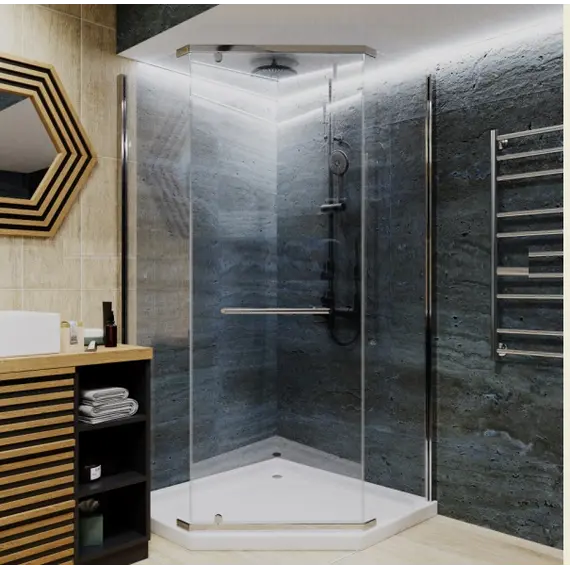 Душевой угол  CHIKA ZP91T/ ZP101T  Ceruttispa без поддона (90х90/100х100)