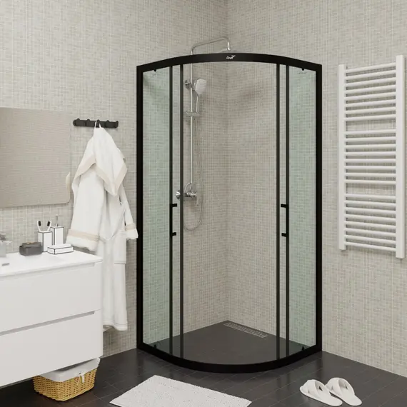 Душевое ограждение Ceruttispa  VIVA90B/100B  без поддона (90x90/100х100)