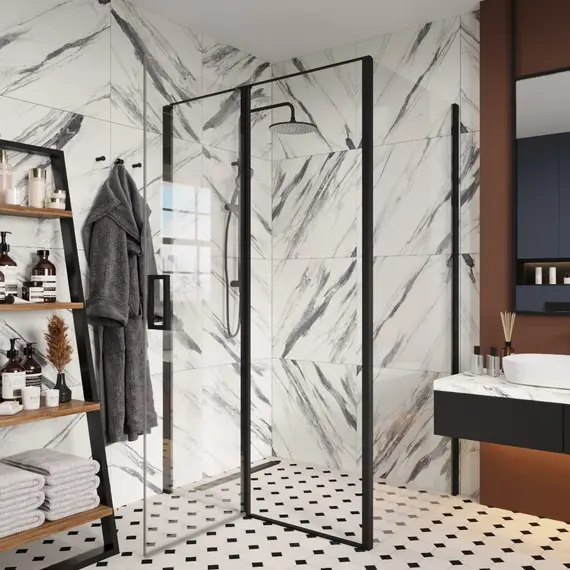 Душевой угол  VICTORIA120B Ceruttispa без поддона (90x120x195)