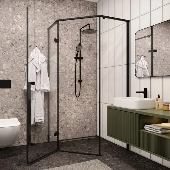 Душевой угол C2A  Ceruttispa без поддона (100x100x195)