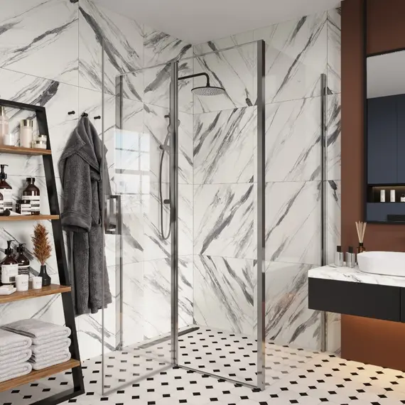 Душевой угол  VICTORIA120  Ceruttispa без поддона (90x120x195)