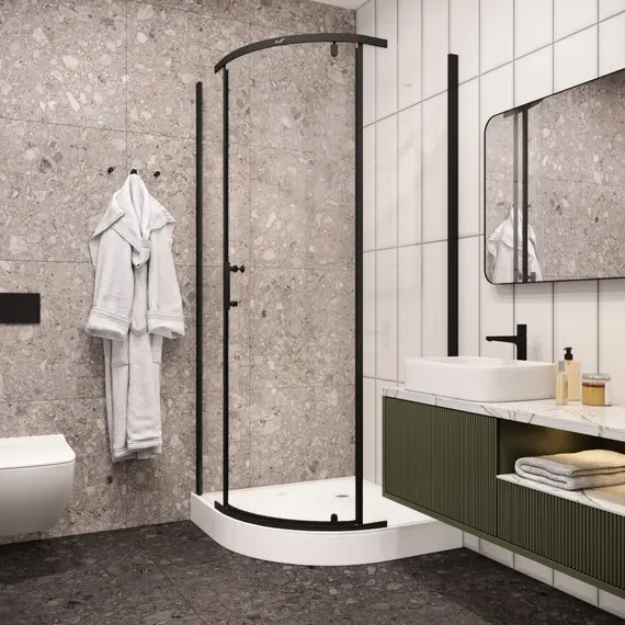 Душевой угол  KORRA Z90B  Ceruttispa  без поддона (90x90x195)