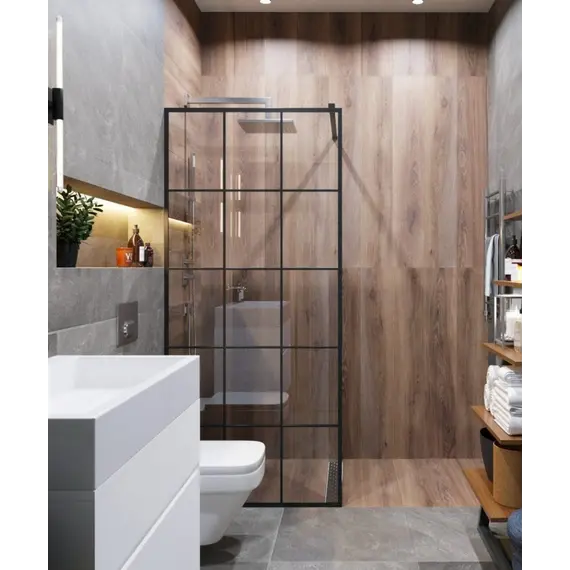 Душевая перегородка  MUZA T80/100 Ceruttispa без поддона (80x195)