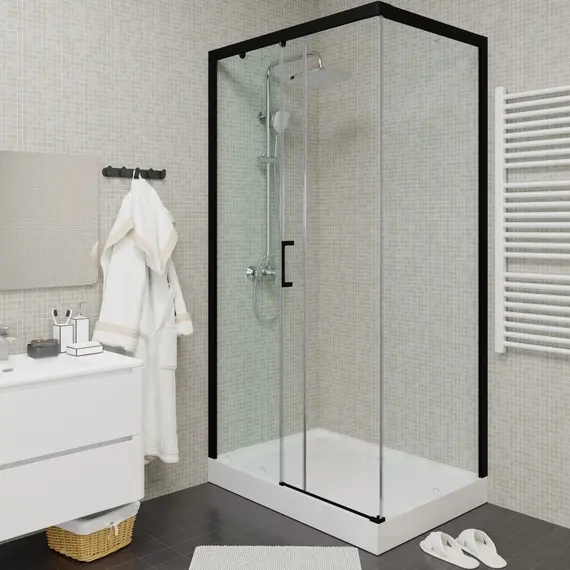 Душевой угол  VITO110B-L/R  Ceruttispa без поддона (80x110x195)