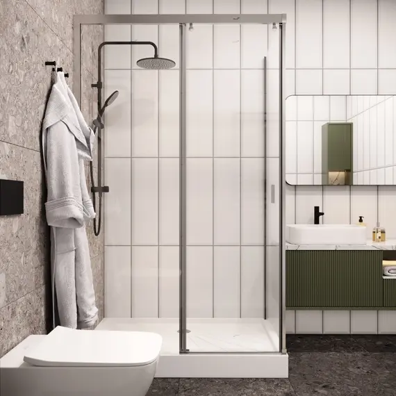 Душевой угол  MARBELLA 120 L/R  Ceruttispa без поддона (80x120x190)