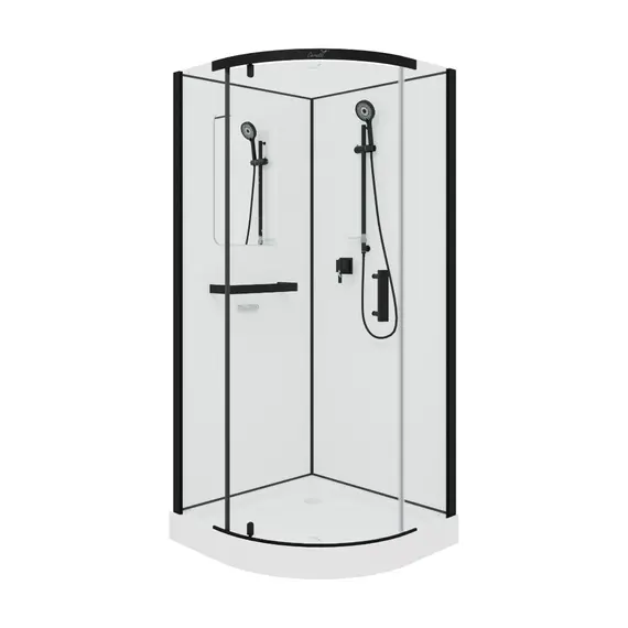Кабина KORRA90B душевая без крыши Ceruttispa (90x90x205)