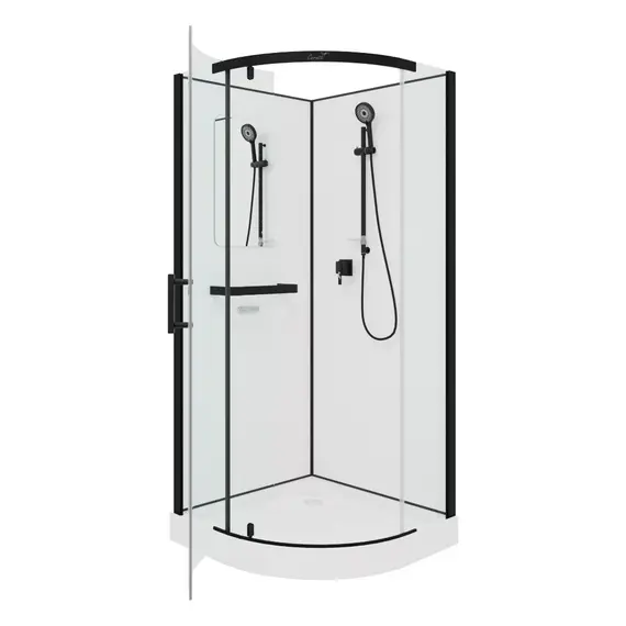 Кабина KORRA90B душевая без крыши Ceruttispa (90x90x205)