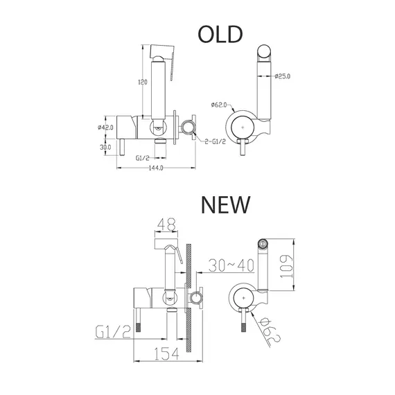 Душ  гигиенический Boheme Uno 467-NB