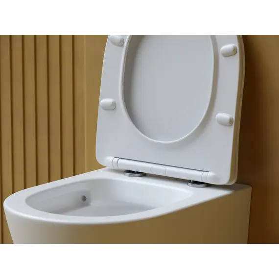 Подвесной унитаз CERAMICANOVA Balearica Rimless (цвет Белый Матовый)