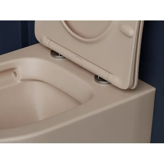 Подвесной унитаз CERAMICANOVA Balearica Rimless (цвет Капучино Матовый)