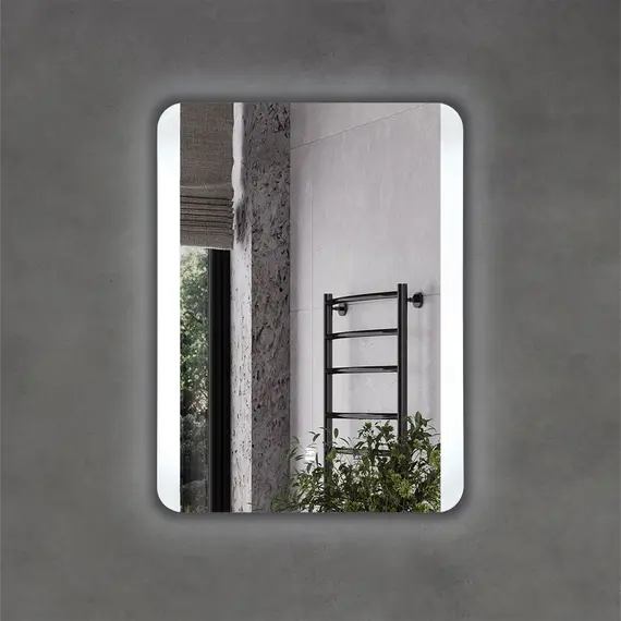 Зеркало для ванной Comforty Флокс-60 LED-подсветка, бесконтактный сенсор, антизапотевание