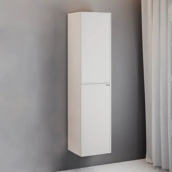 Шкаф-колонна Comforty Мадрид 40 серый шёлк