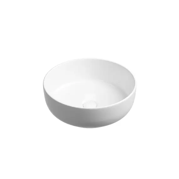 Раковина накладная CERAMICANOVA Taycan, круглая, 375x375x140, белая
