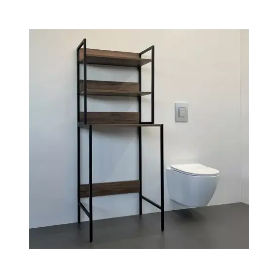 Стеллаж для стиральной машины Comforty дуб тёмно-коричневый