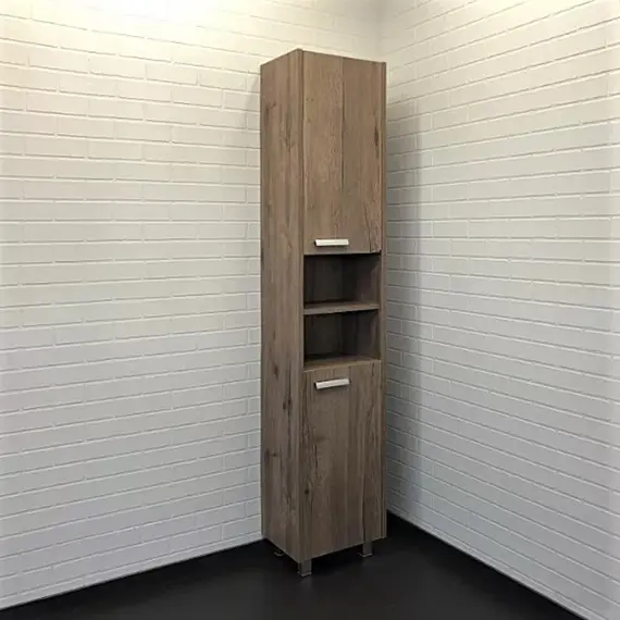 COMFORTY. Шкаф-колонна "Марио-40" дуб/сосна