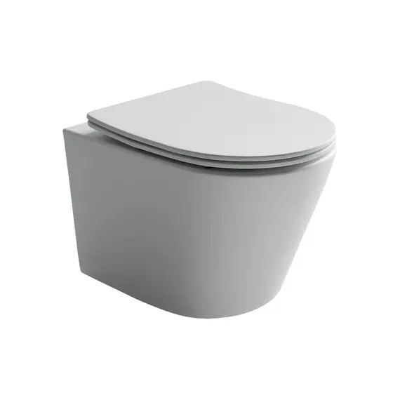 Подвесной унитаз CERAMICANOVA Balearica Rimless (цвет Белый Матовый)