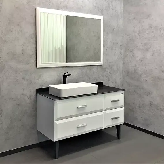 COMFORTY. Зеркало "Империя-120" белый глянец