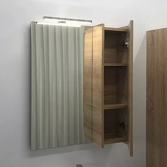Зеркало-шкаф Comforty Тромсе, дуб сонома