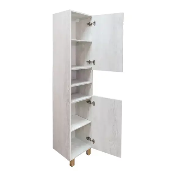 COMFORTY. Шкаф-колонна напольная "Верона-35-Н" дуб белый