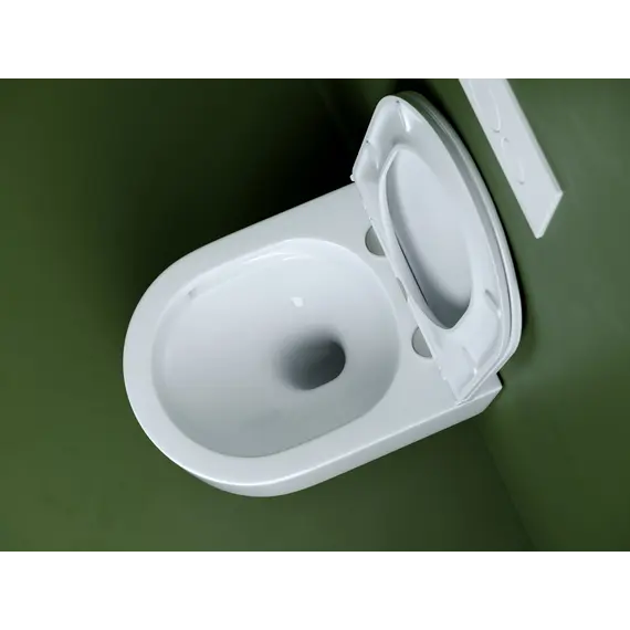 Подвесной унитаз CERAMICANOVA Ulma безободковый, смыв торнадо