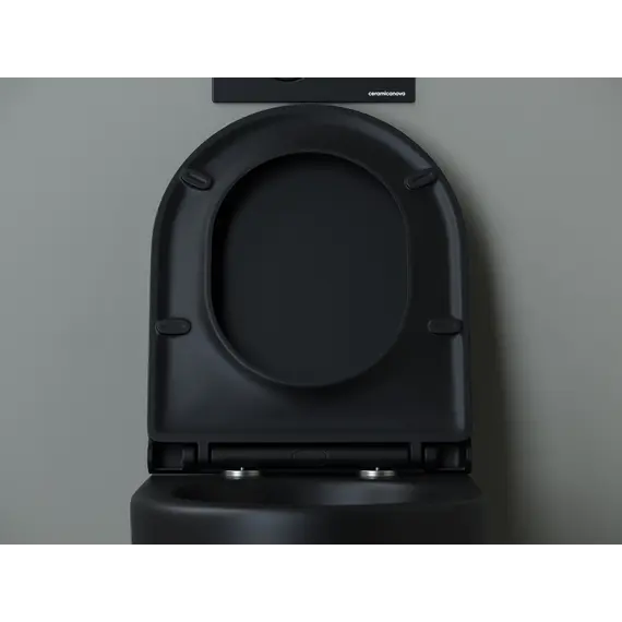 Напольный приставной унитаз CERAMICANOVA Metropol Rimless