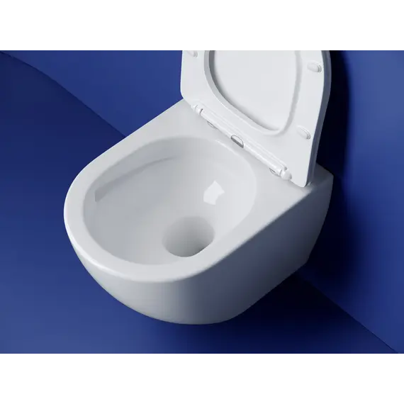 Подвесной унитаз CERAMICANOVA Metropol безободковый, смыв торнадо