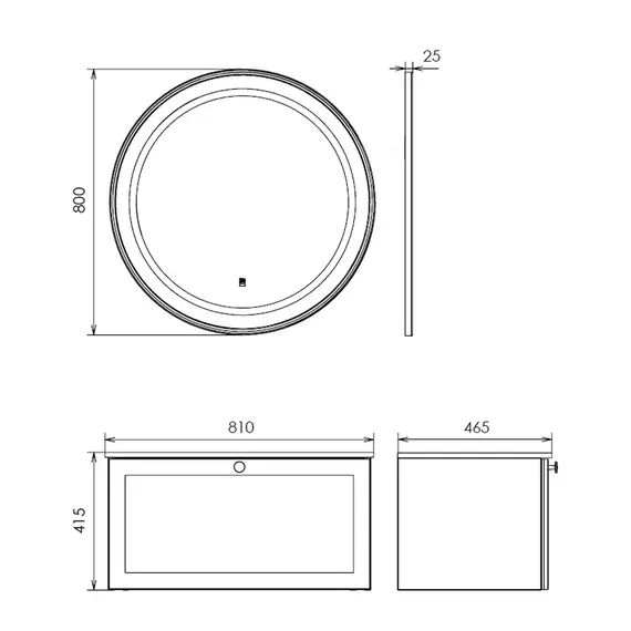 Тумба-умывальник Comforty Ереван-80 серый шёлк