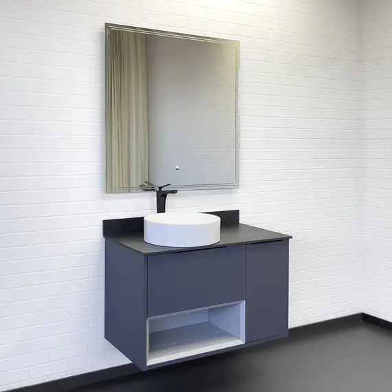 Зеркало Comforty Джанкой 90 LED-подсветка, 88х88 см, бесконтактный сенсор