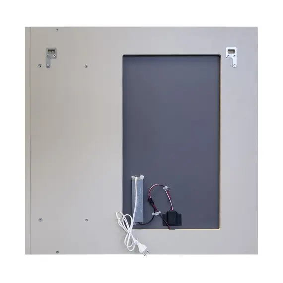 Зеркало-шкаф Comforty Бильбао-80 серый шёлк c LED-подсветкой