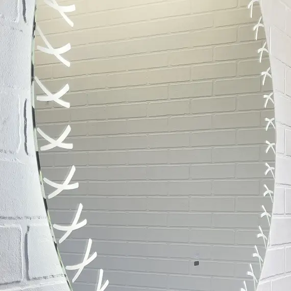 Зеркало для ванной Comforty Эониум-80 LED-подсветка, бесконтактный сенсор