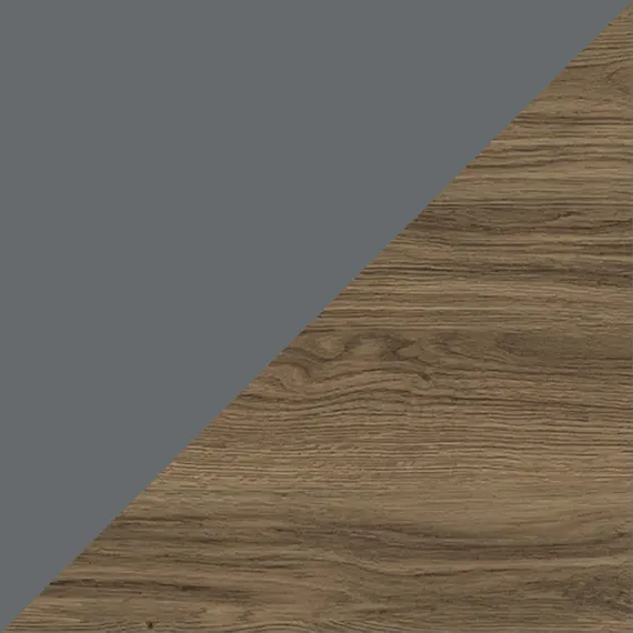 Тумба-умывальник Comforty Кемер-75 антрацит/дуб тёмно-коричневый с раковиной Comforty 75E