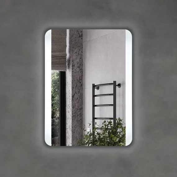 Зеркало для ванной Comforty Флокс-60 LED-подсветка, бесконтактный сенсор, антизапотевание