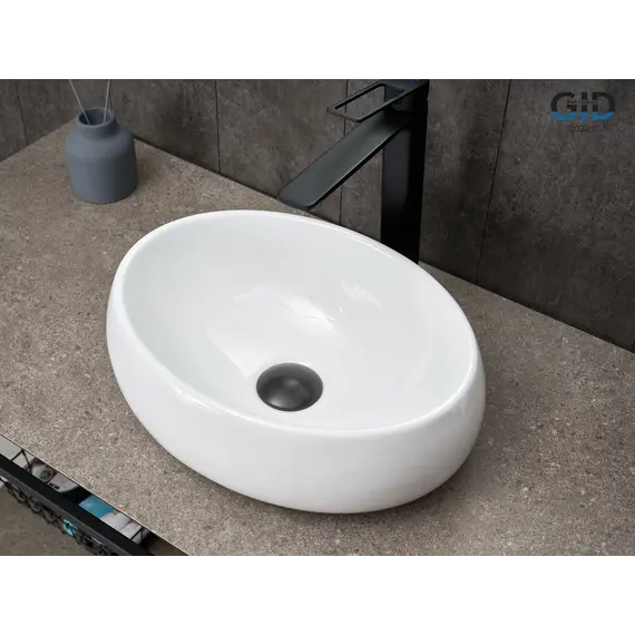 Накладная белая раковина для ванной Gid N9030ds