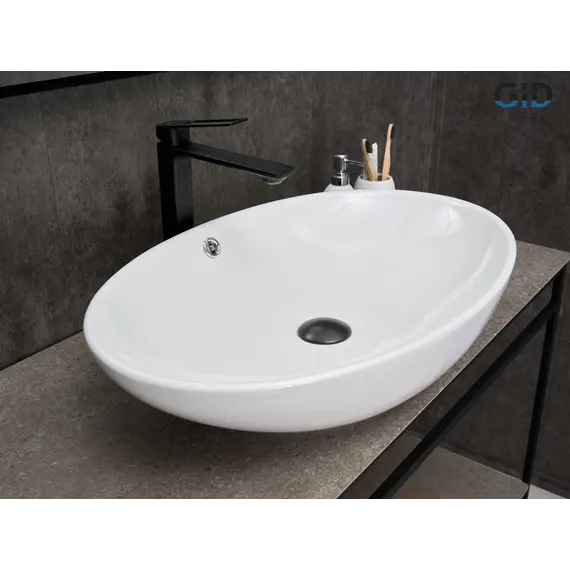 Накладная белая раковина для ванной Gid N9007