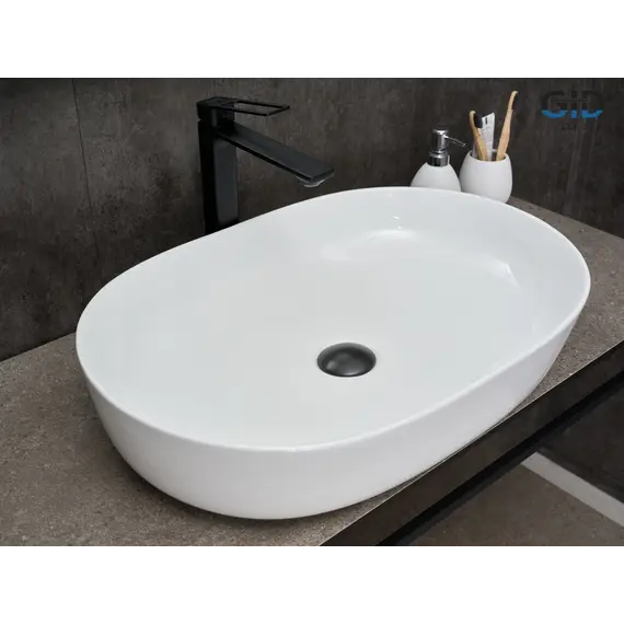 Накладная белая раковина для ванной Gid D1348