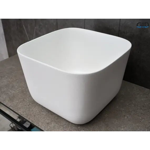 Накладная белая матовая раковина для ванной Gid N9301wg