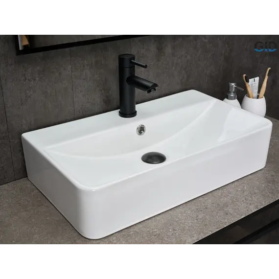 Накладная белая раковина для ванной Gid N1344